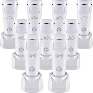 4 in 1 LED Emergency Lights for Home Power Failure, 9 Pack Rechargeable Plug